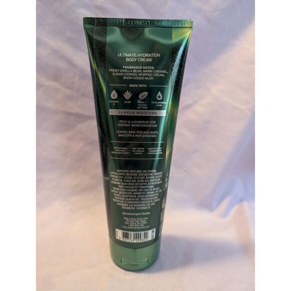 Bath & Body Works Vanilla Bean Noel Ultimate Hydration Body Cream 8 Oz Shea Butt - Picture 2 of 2